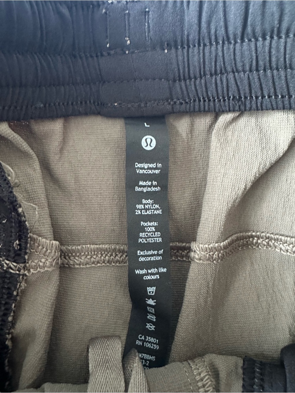 Men’s Lululemon Bowline Woven 8” Inseam Shorts Size L Dark Brown - Picture 4 of 8